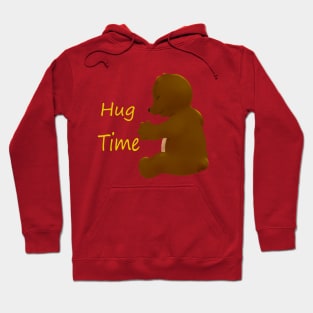 Hugging teddy, hug time Hoodie